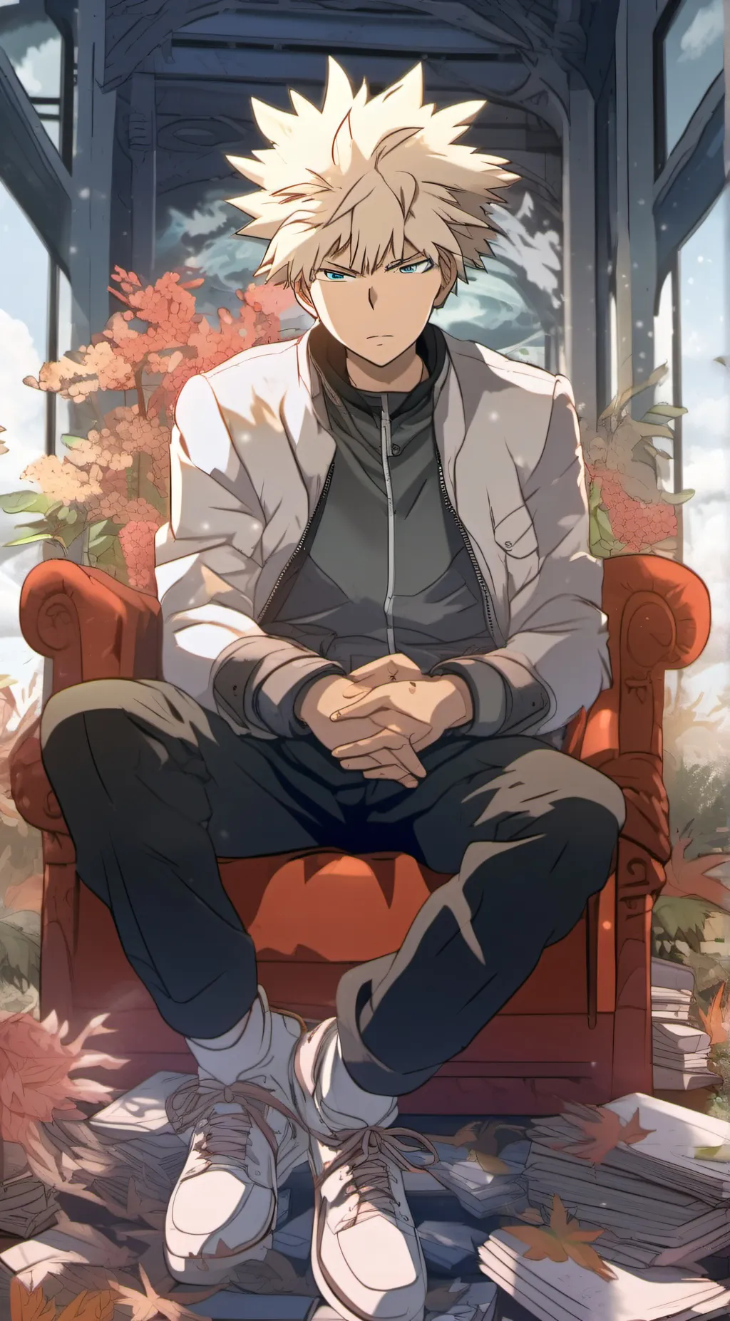ai character: Bakugo background