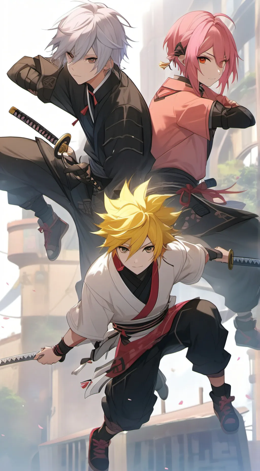 ai character: team 7 background