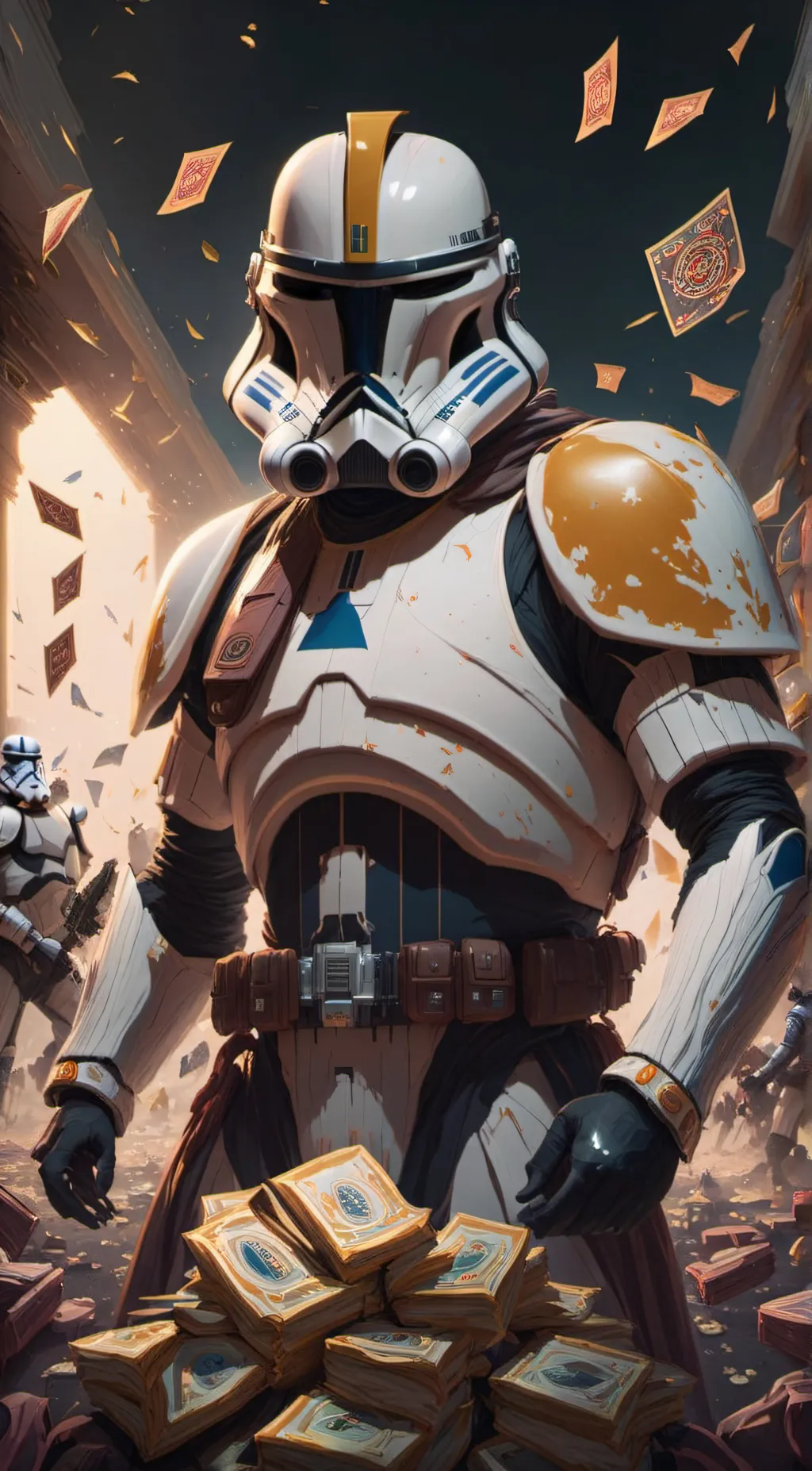 ai character: clone trooper CC m background