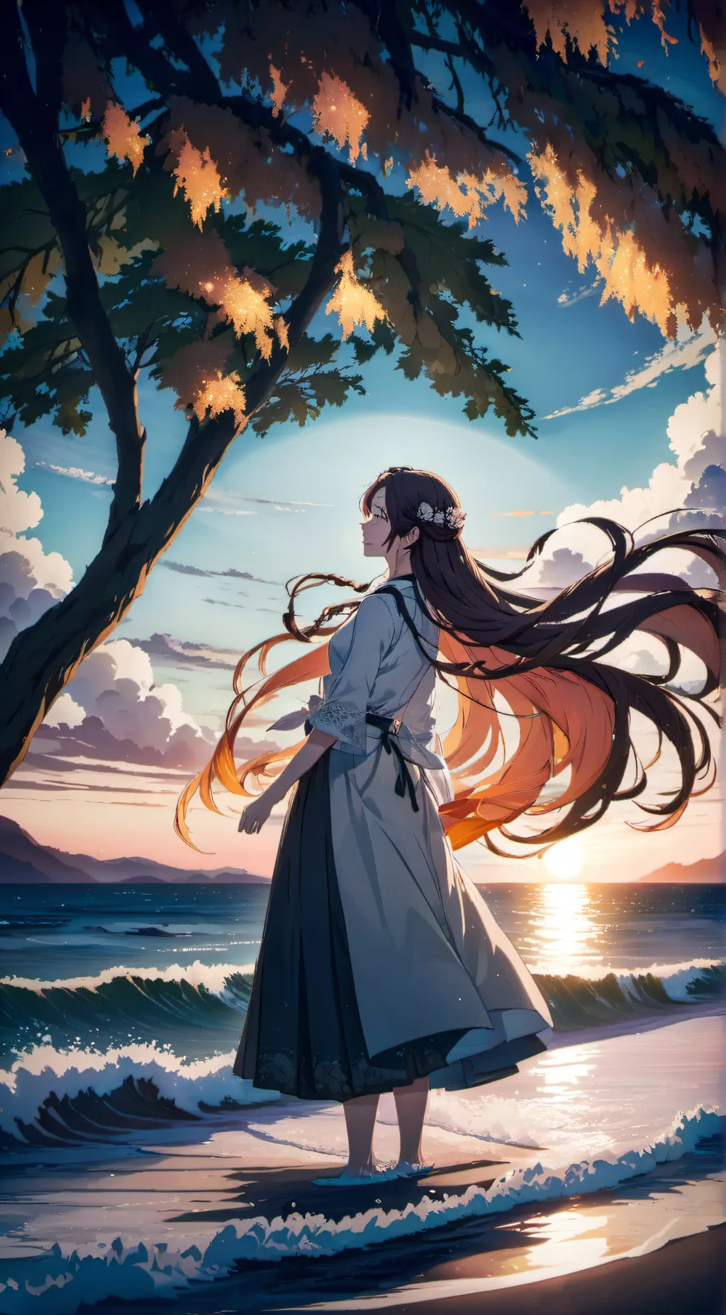 ai character: Aria background