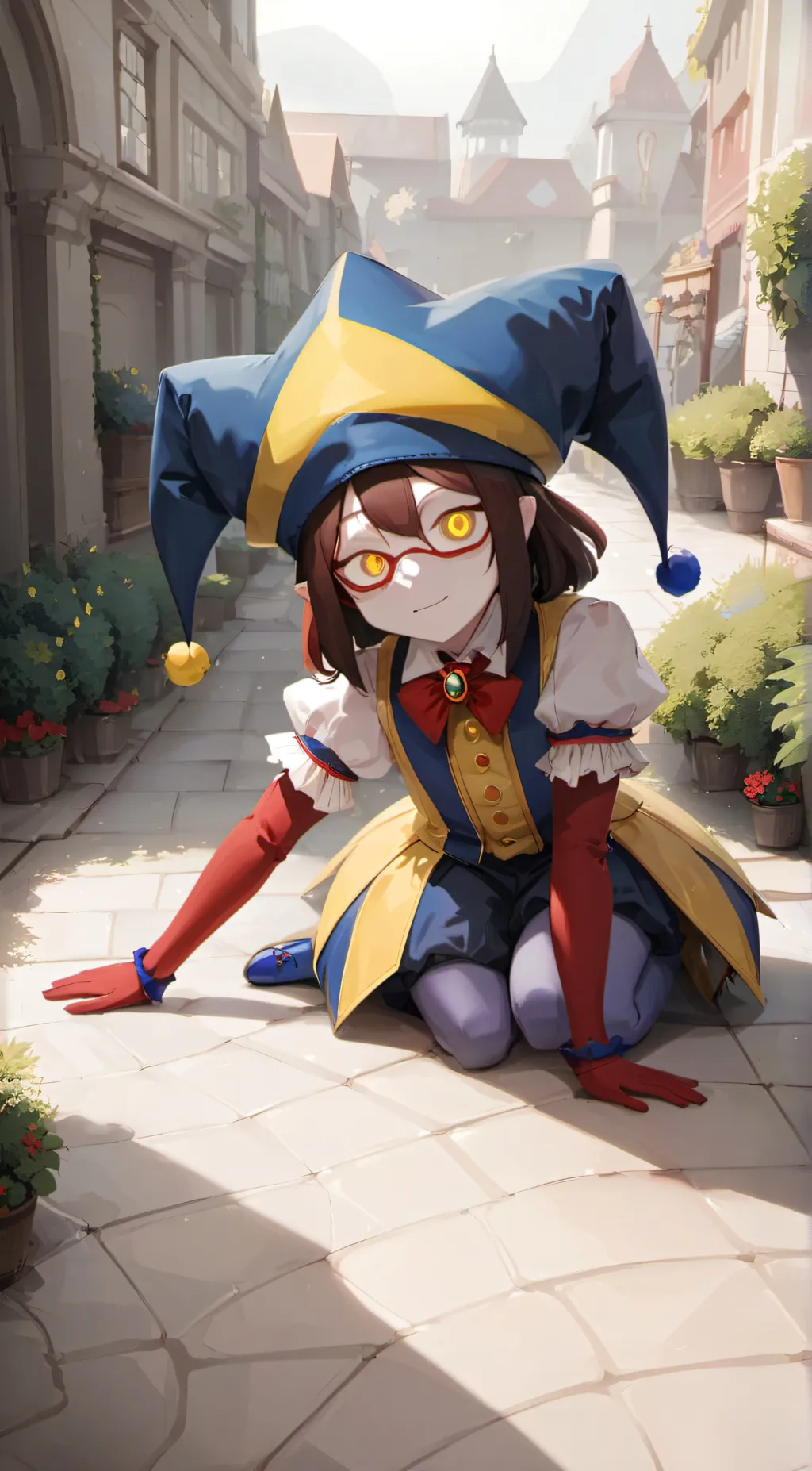 ai character: Pomni background