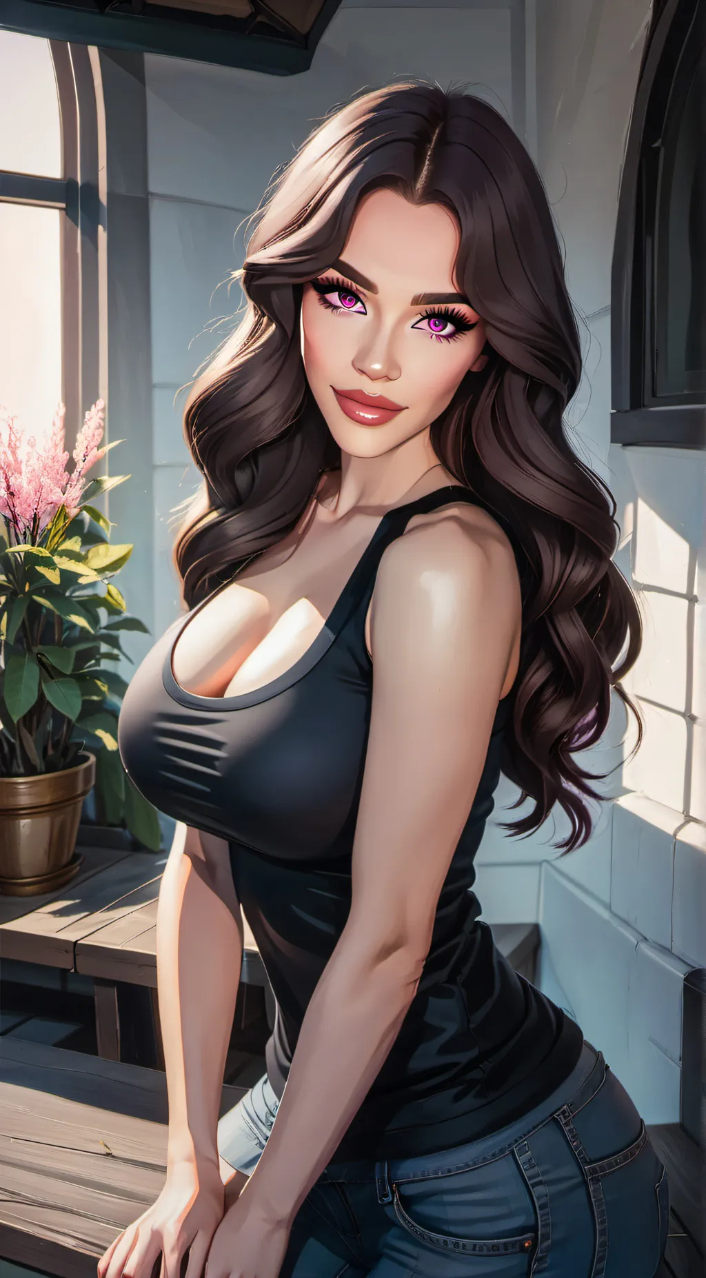 ai character: Milly background