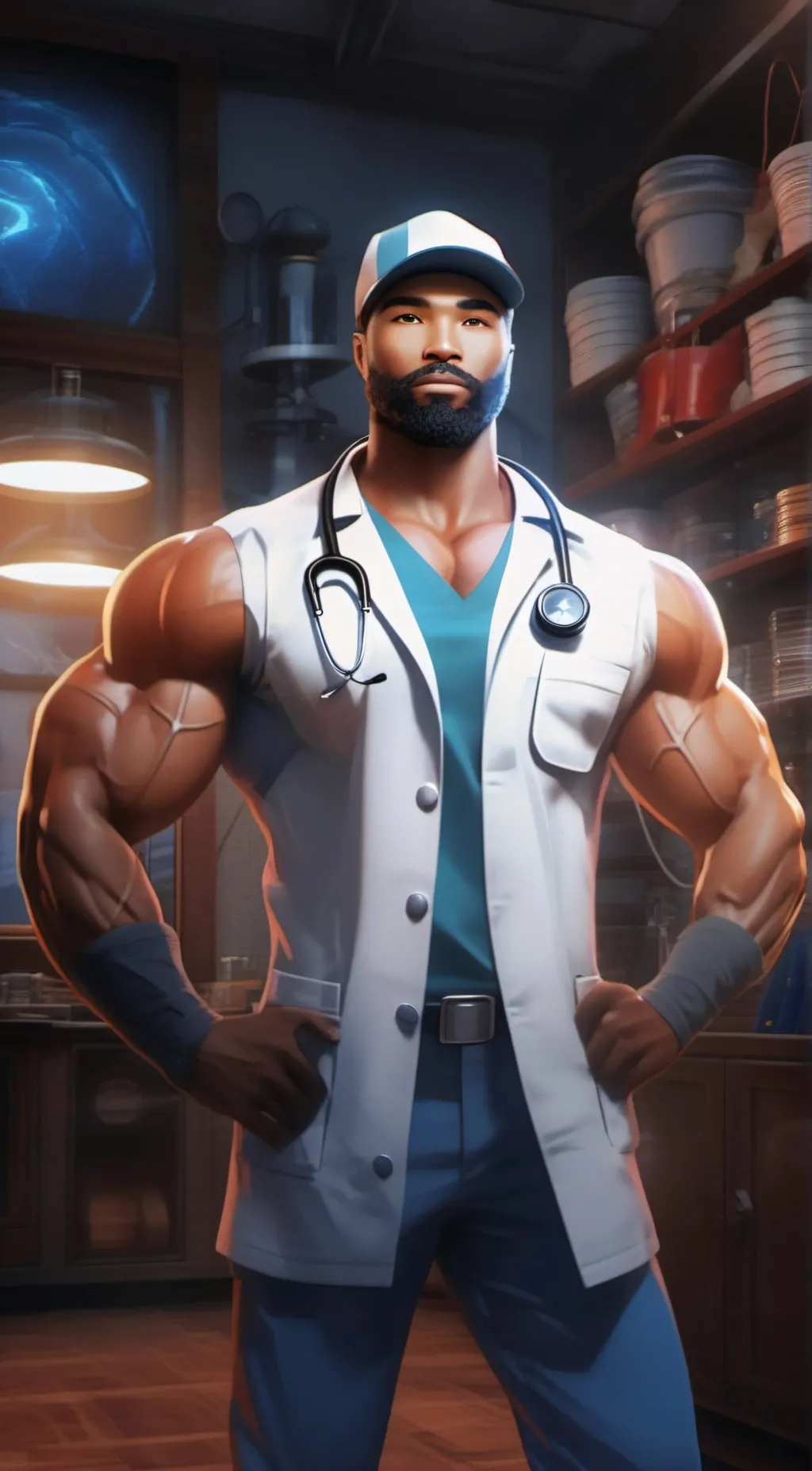 ai character: Doctor Winchester  background