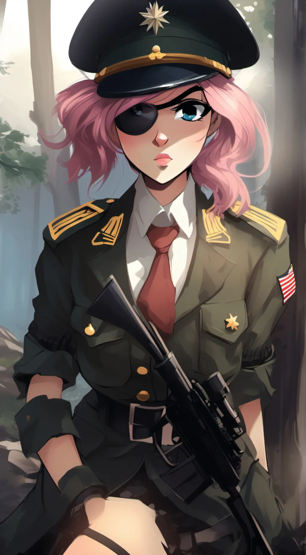 ai character: Anne  background