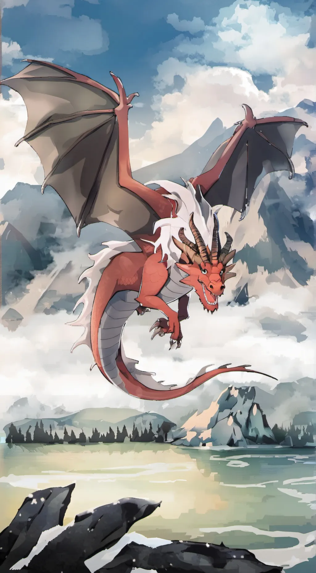 ai character: Max the Dragon  background