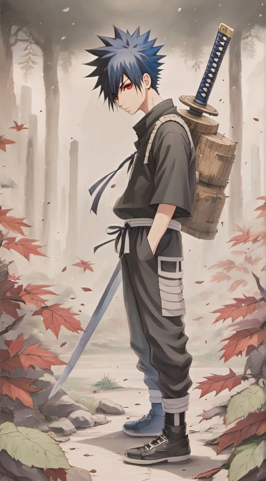 ai character: World of Naruto 6 background