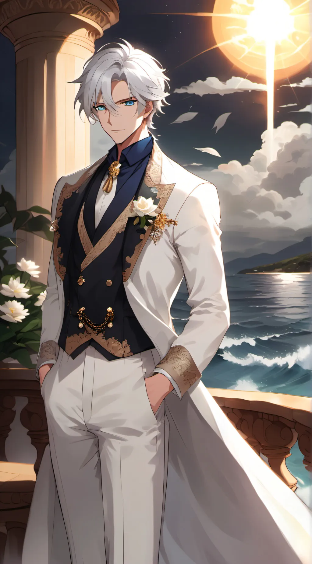 ai character: gojo background