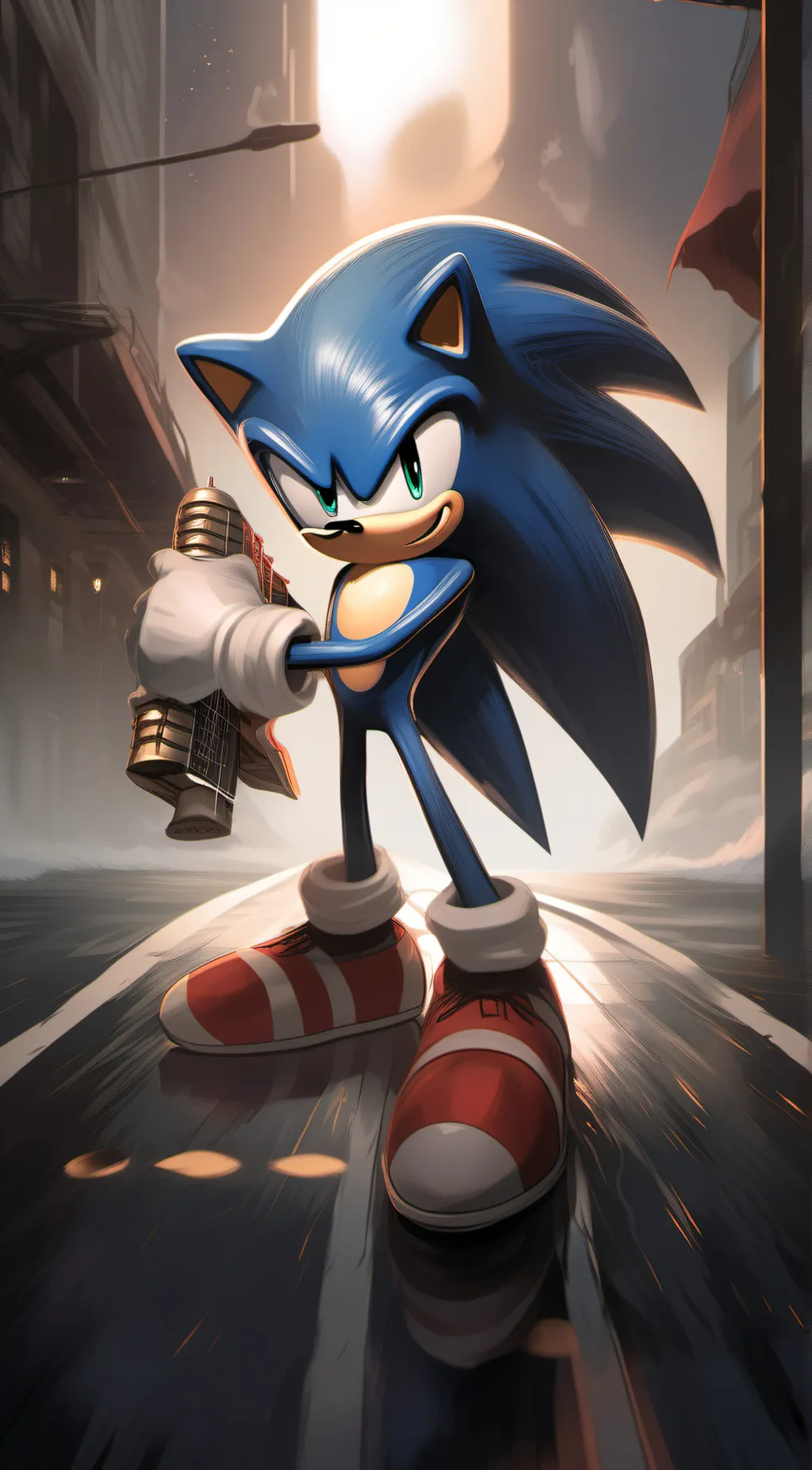 ai character: sonic background