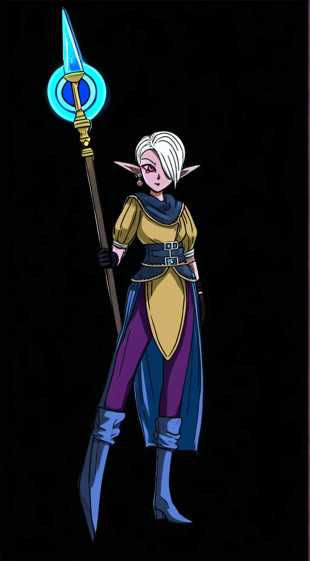 ai character: Aurora  background
