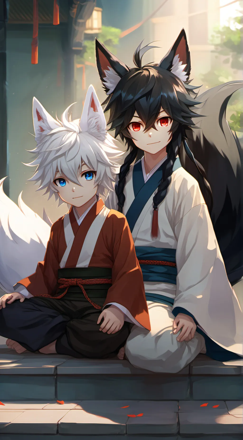 ai character: the kit brothers  background