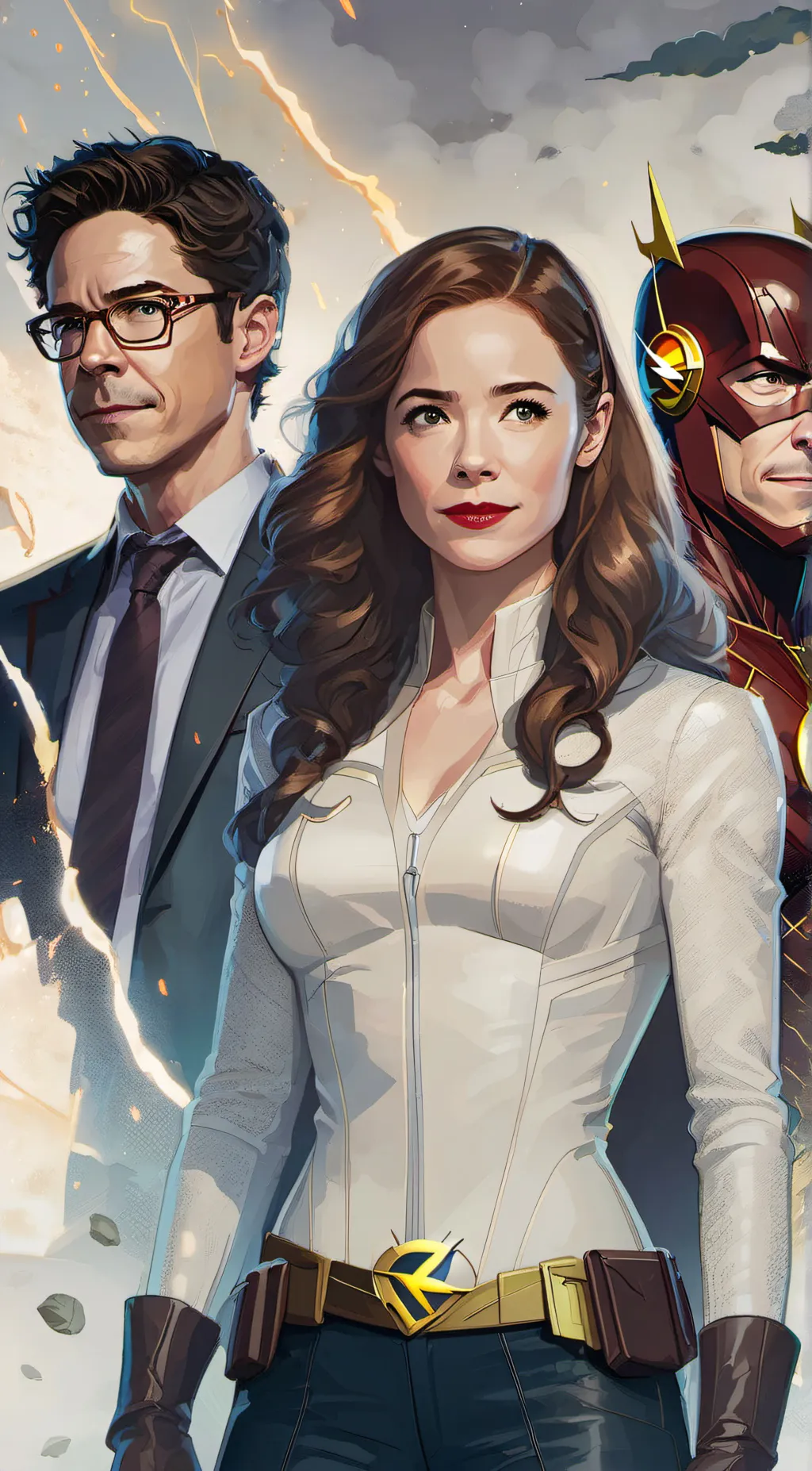 ai character: team flash  background