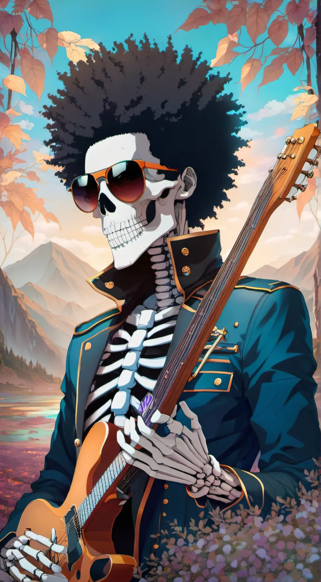 ai character: Brook background