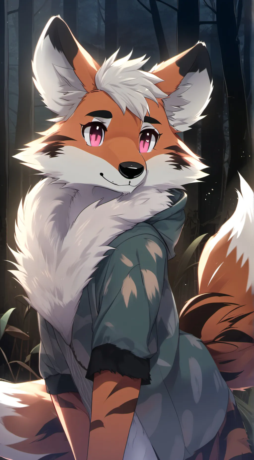 ai character: eva :3 background