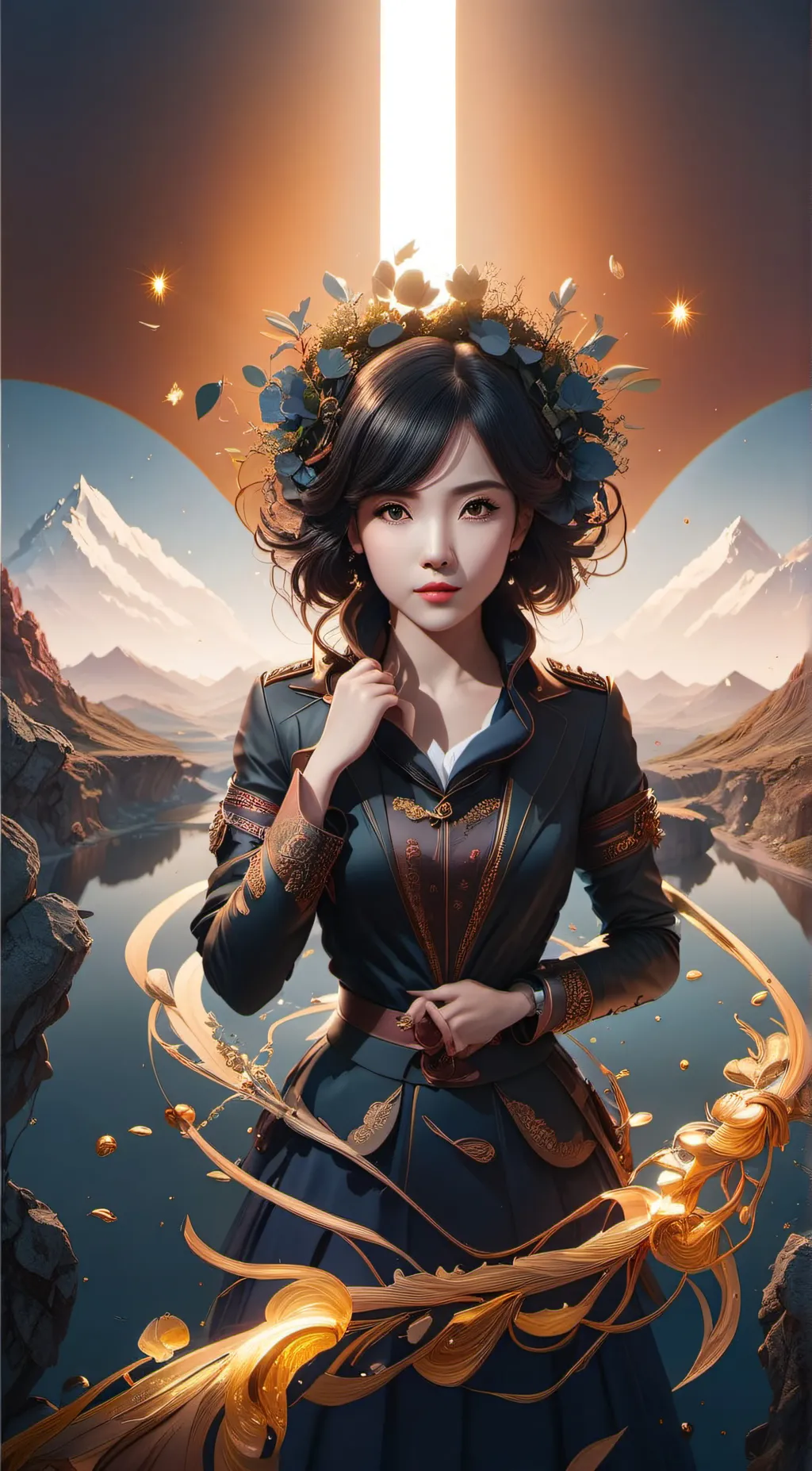 ai character: holly background