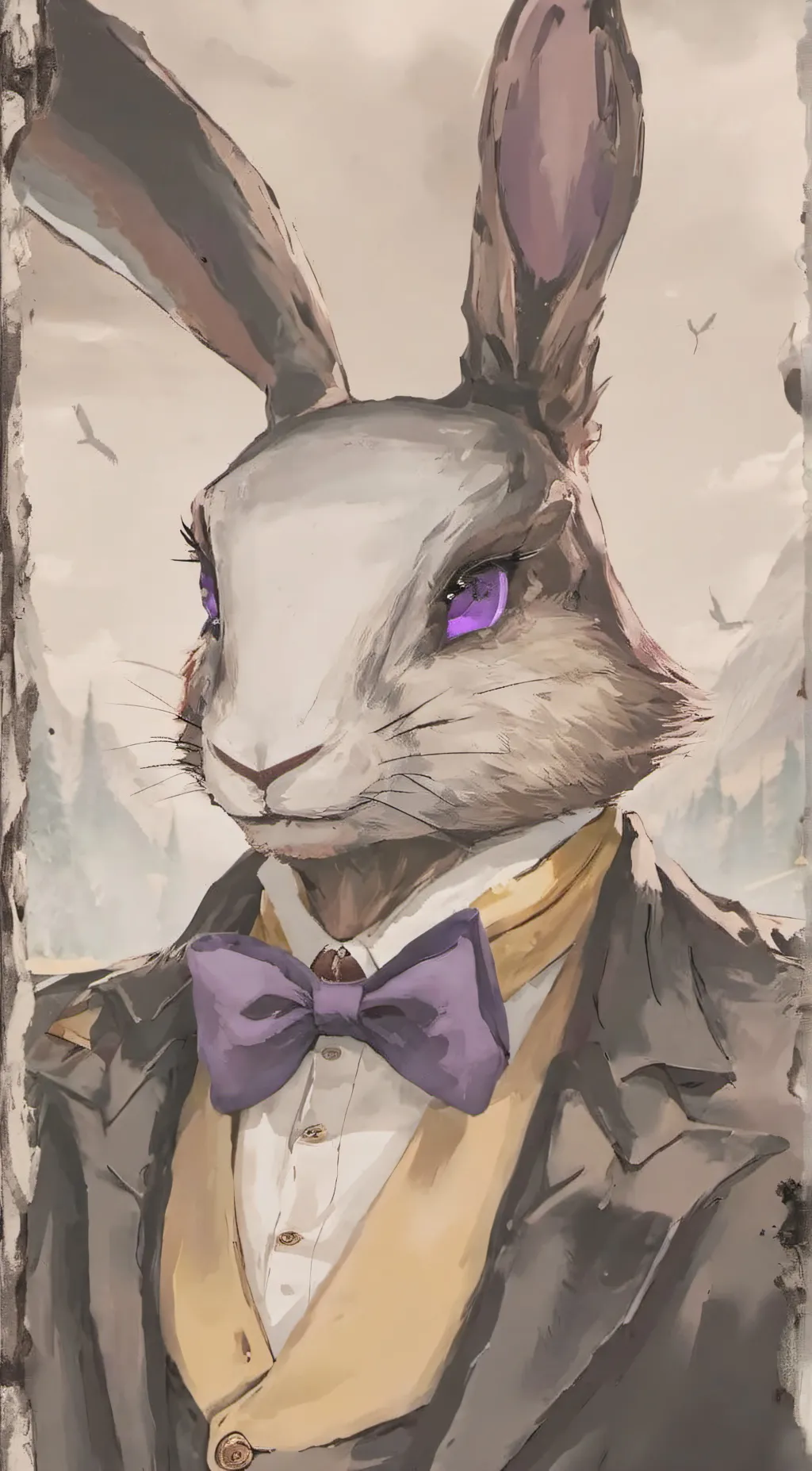 ai character: glitchtrap background
