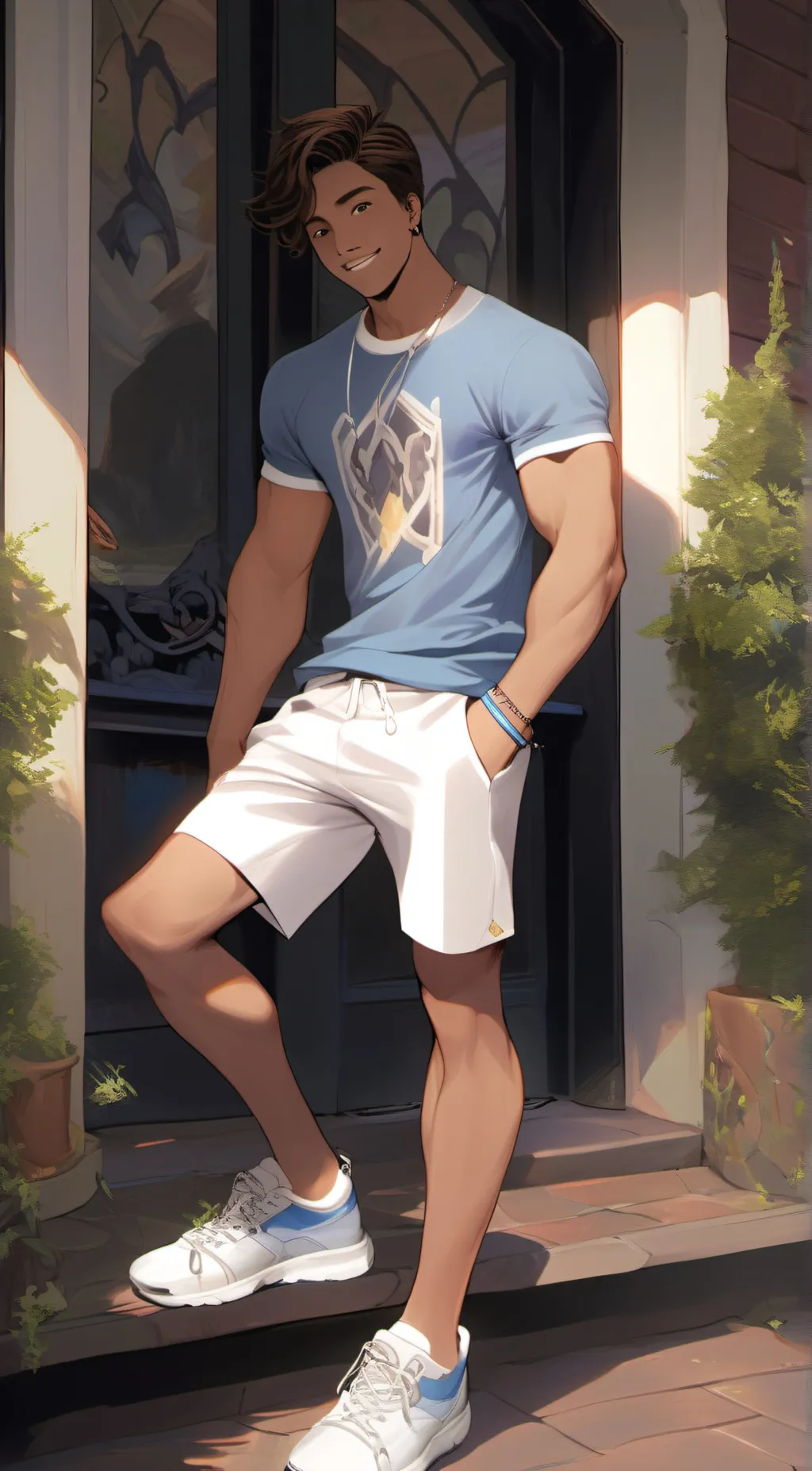ai character: Lee background