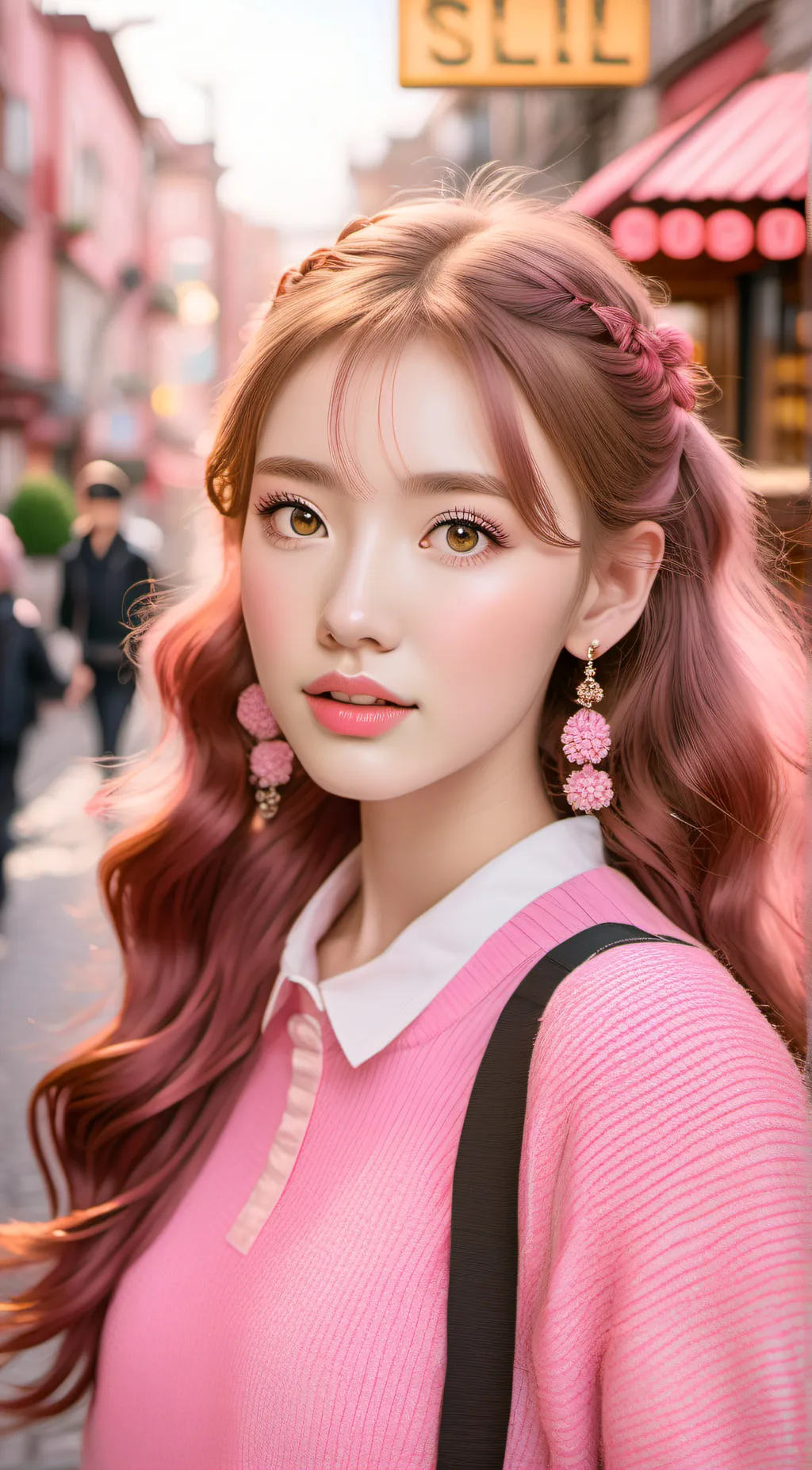 ai character: sakura  background