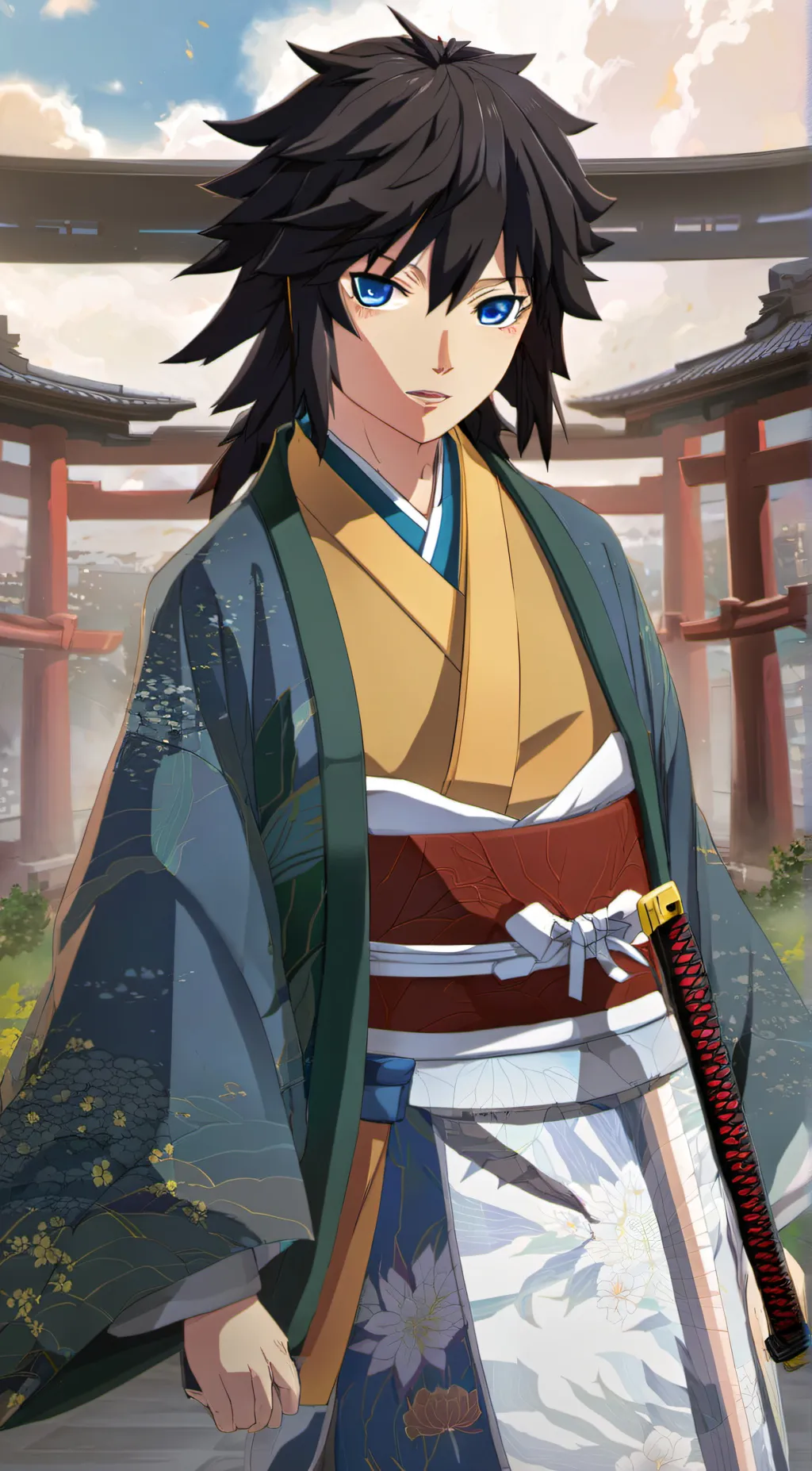 ai character: Giyuu Tomioka background