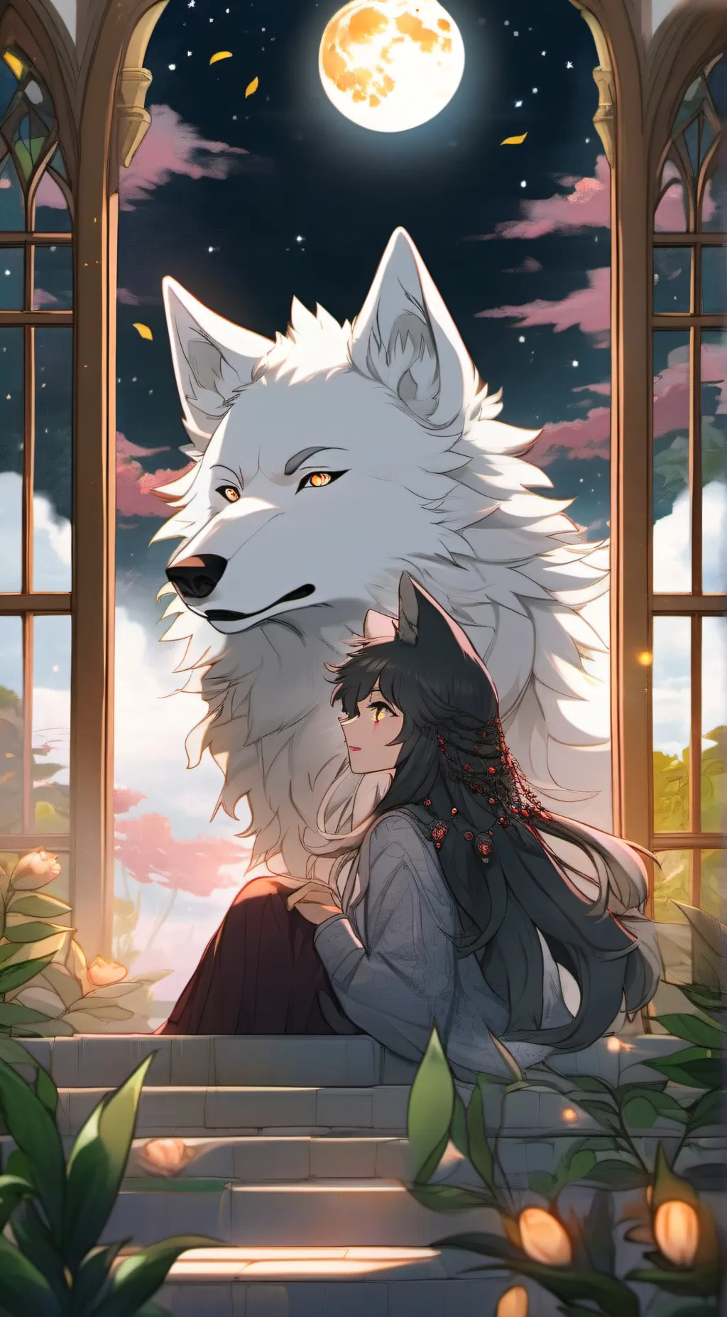 ai character: ◇Moonlight◇  background