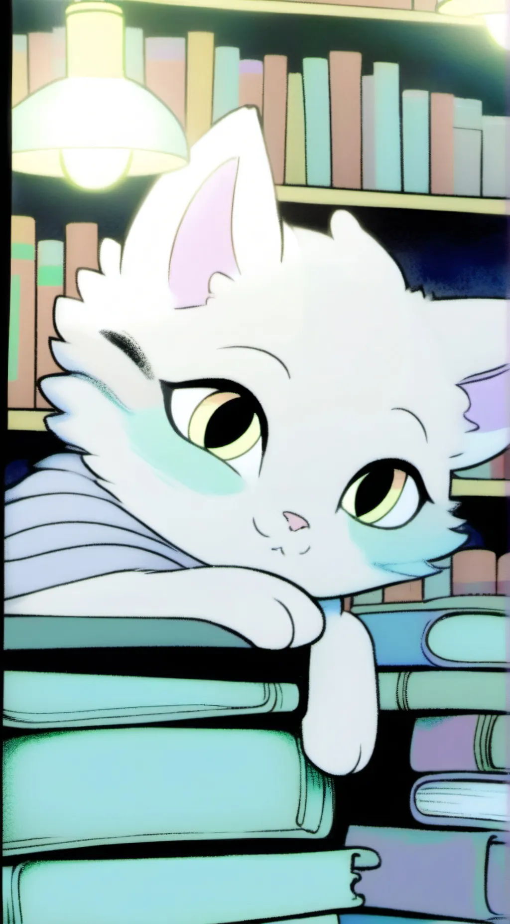 ai character: Kitty  background
