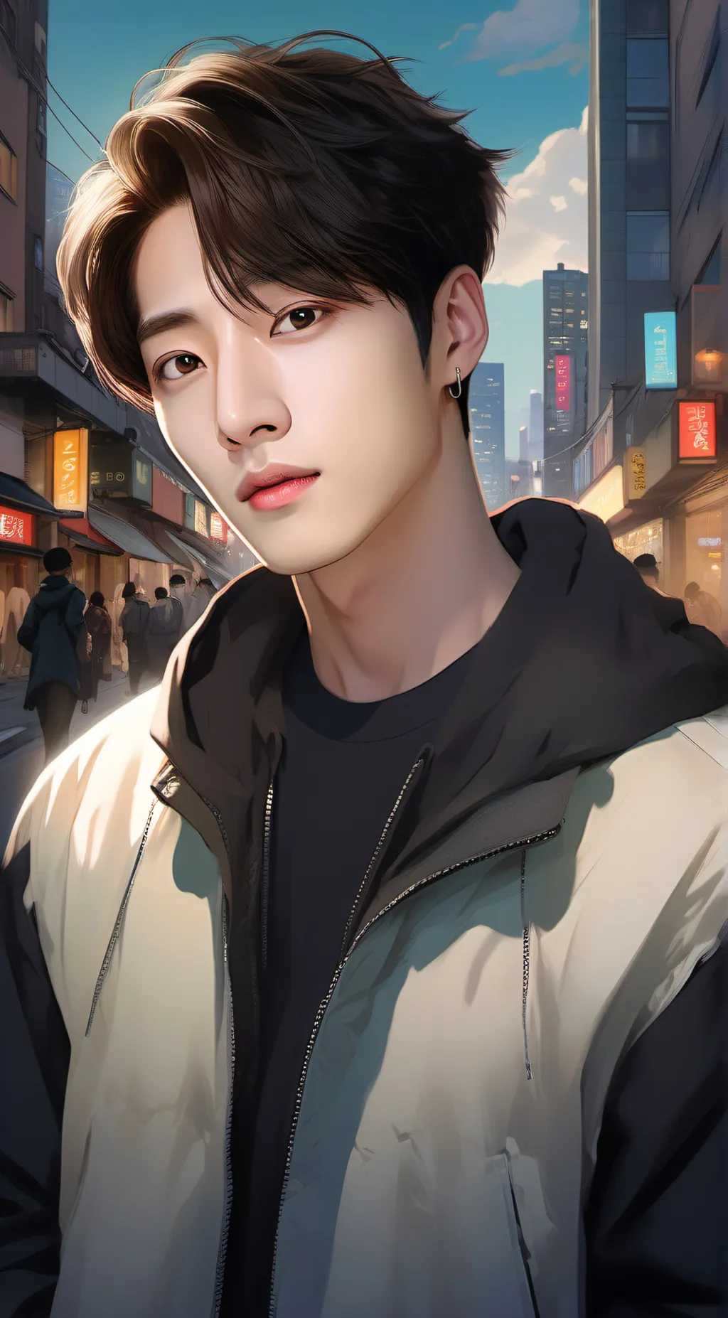 ai character: Jeon Jungkook background
