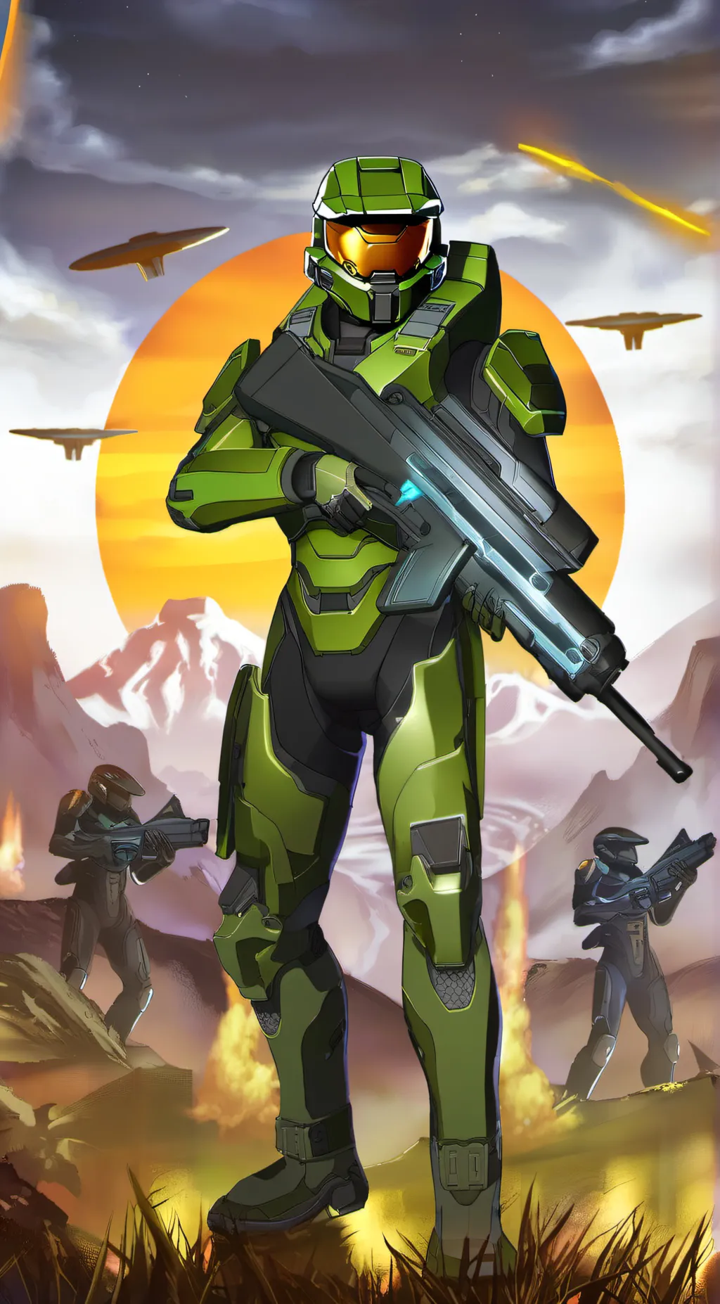ai character: Master Chief background