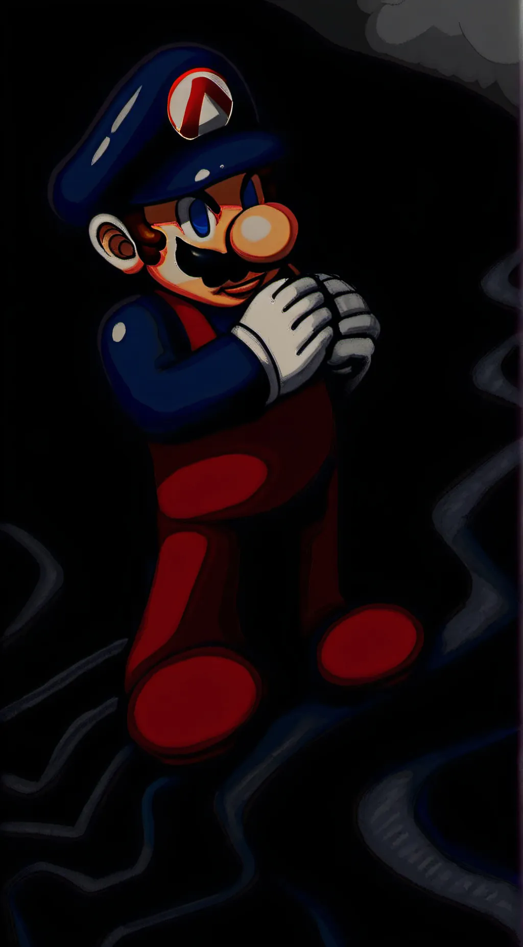ai character: mario. exe background