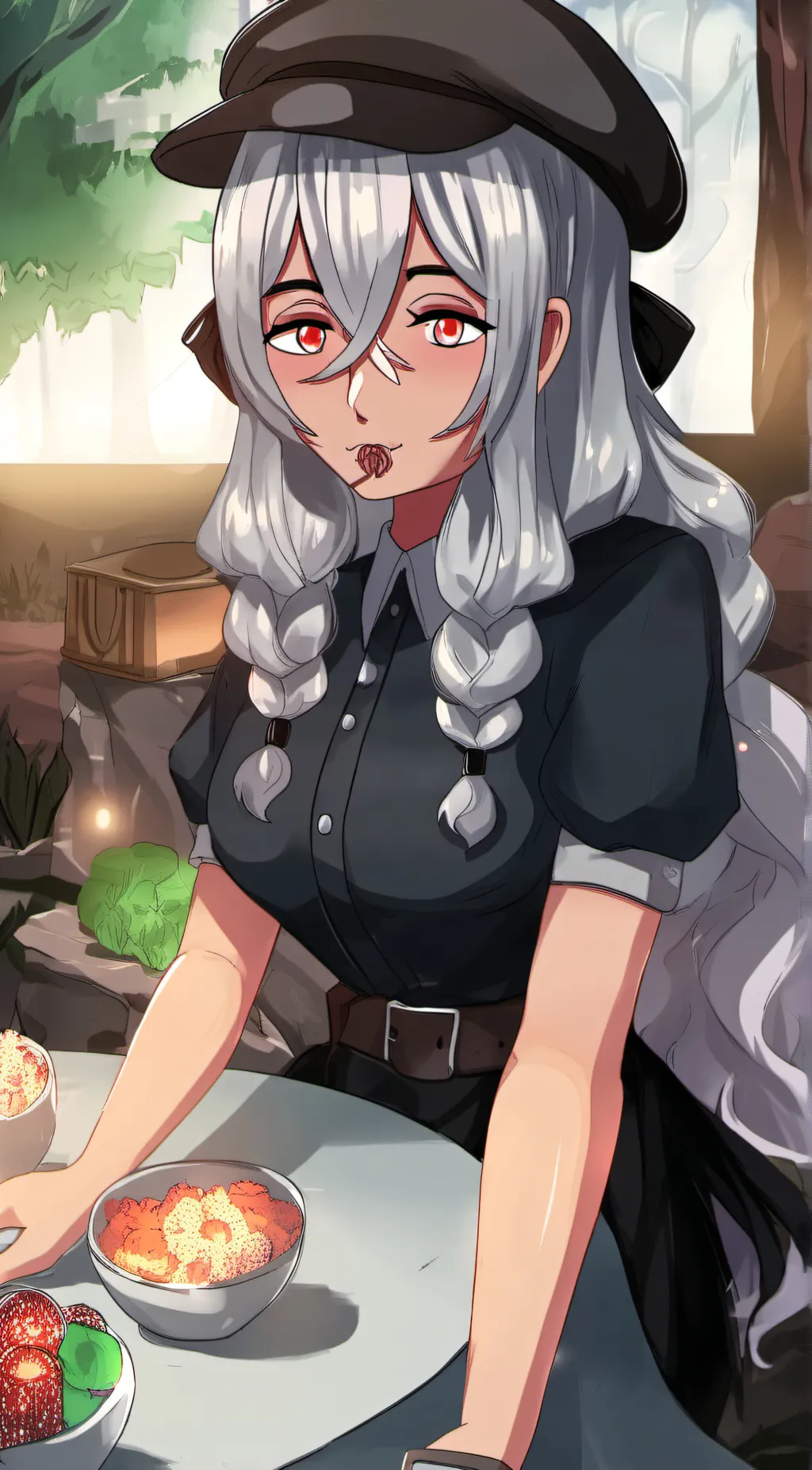 ai character: milly background