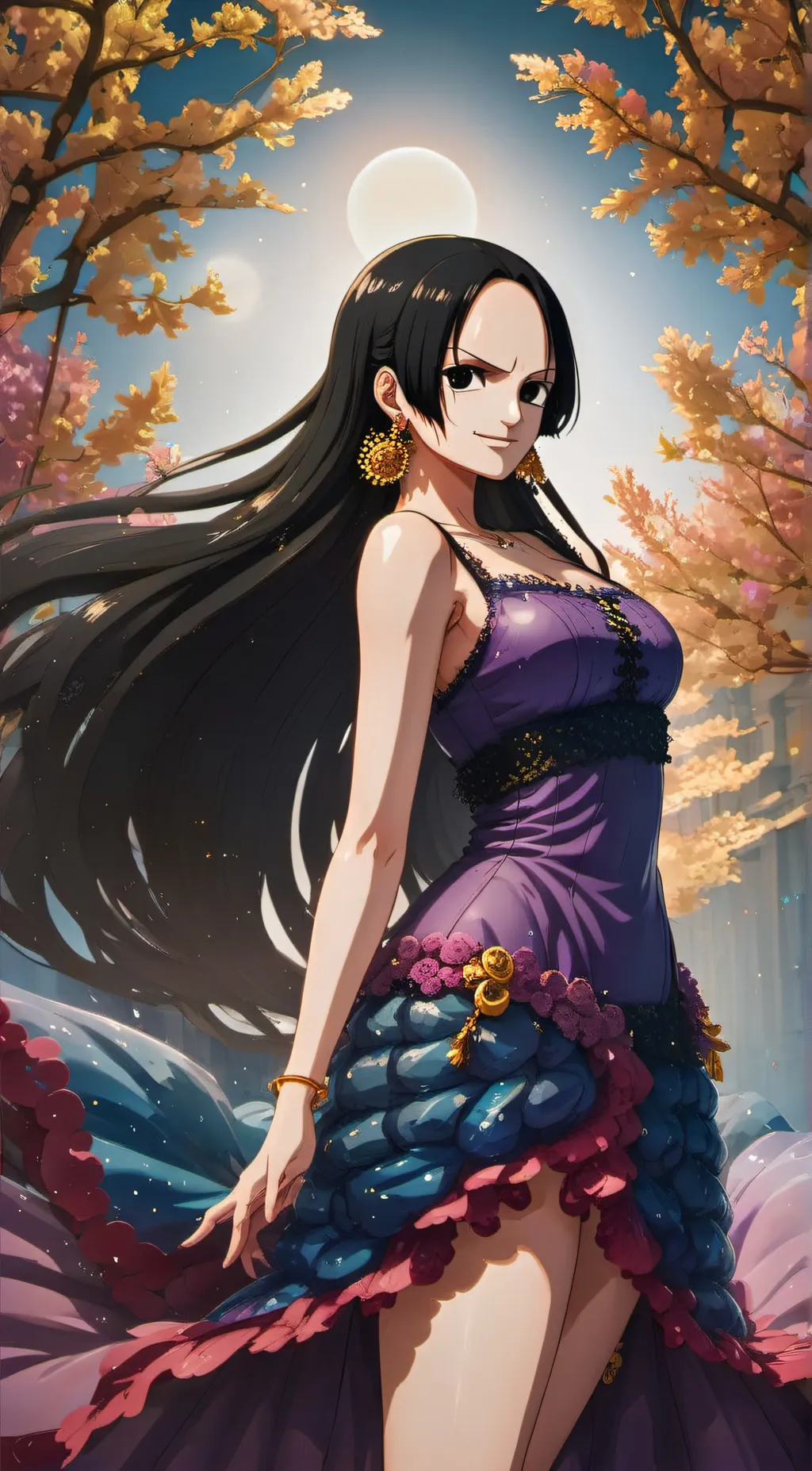 ai character: Boa Hancock background