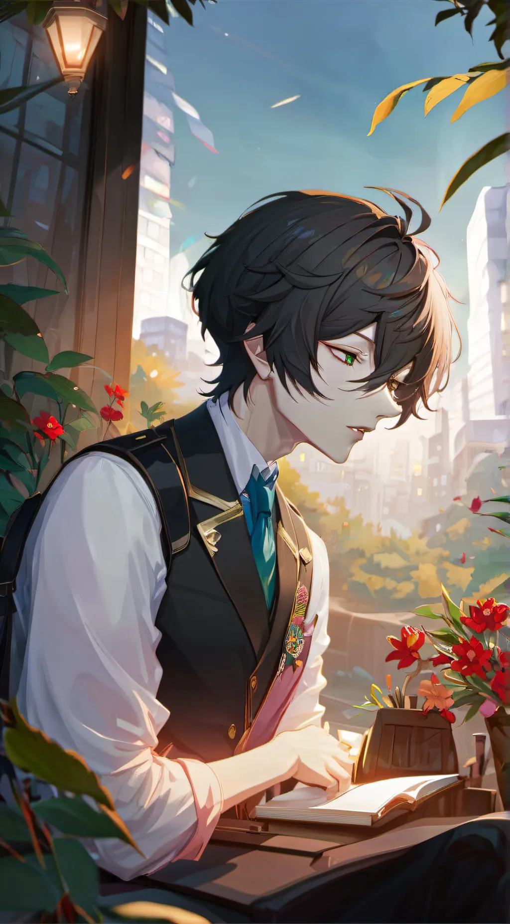 ai character: ayoku background