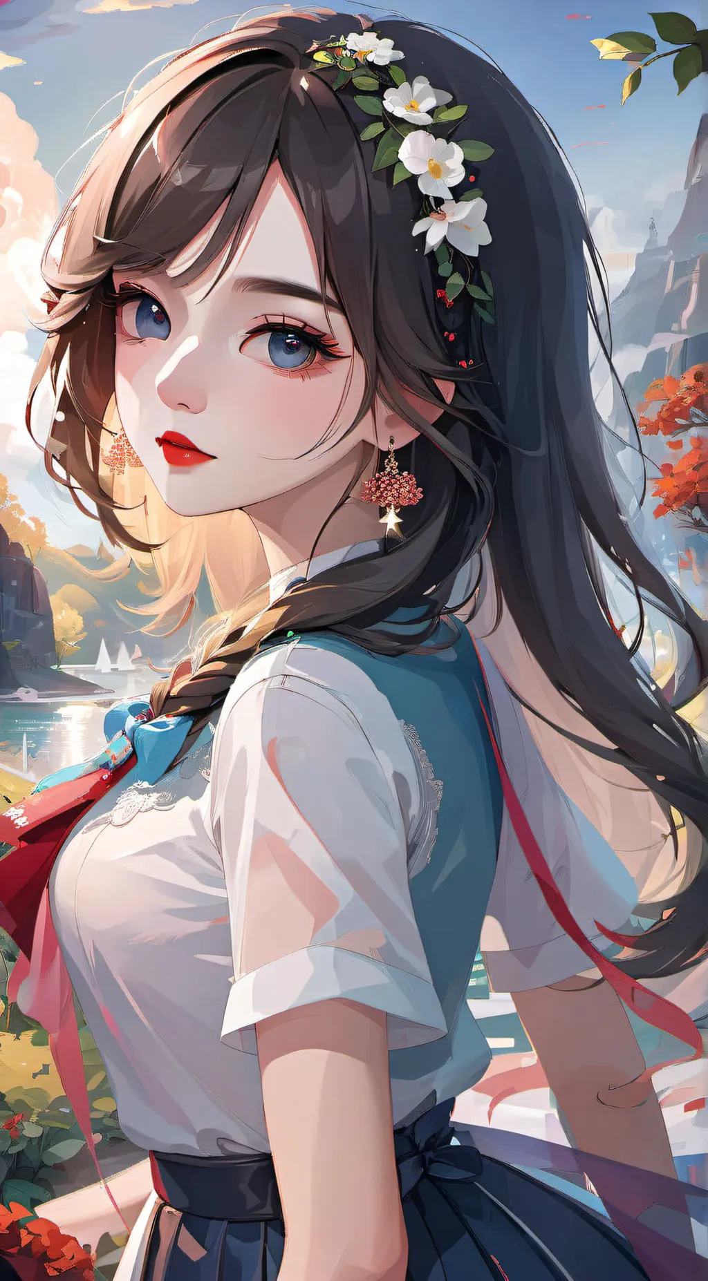 ai character: Little one  background