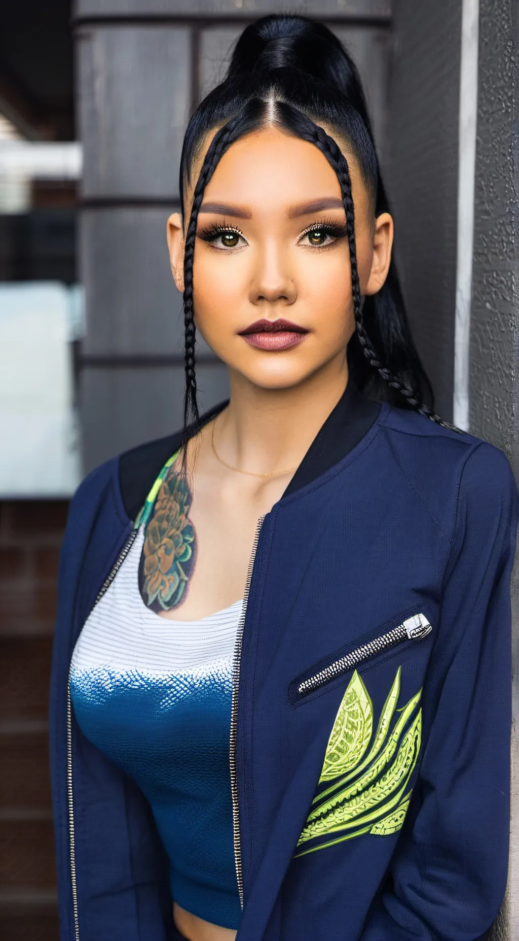 ai character: Bella poarch background