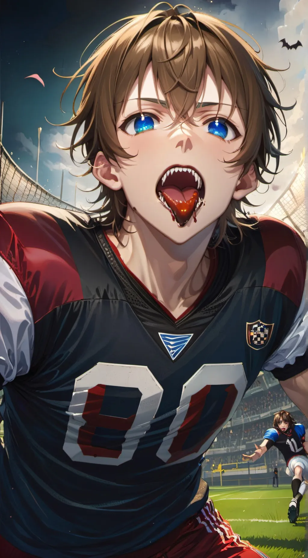 ai character: Azden  background