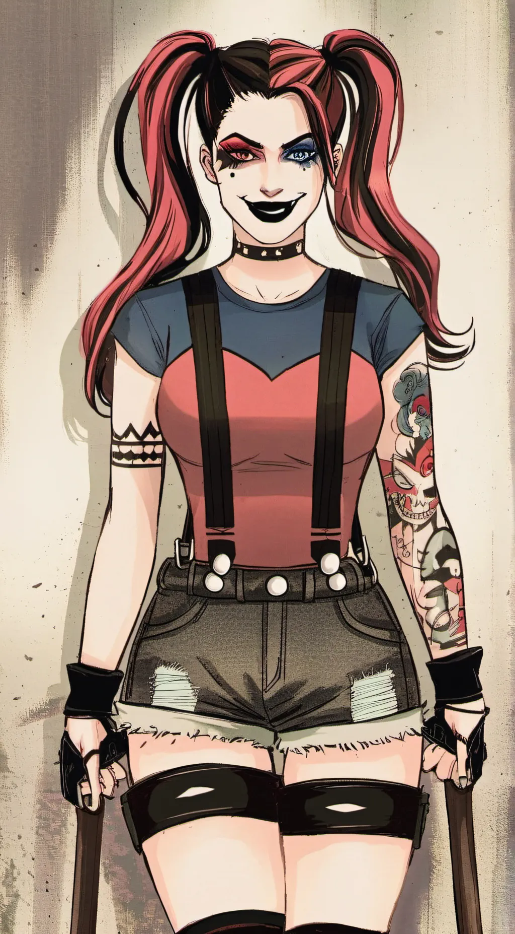 ai character: Lucy Quinzel background