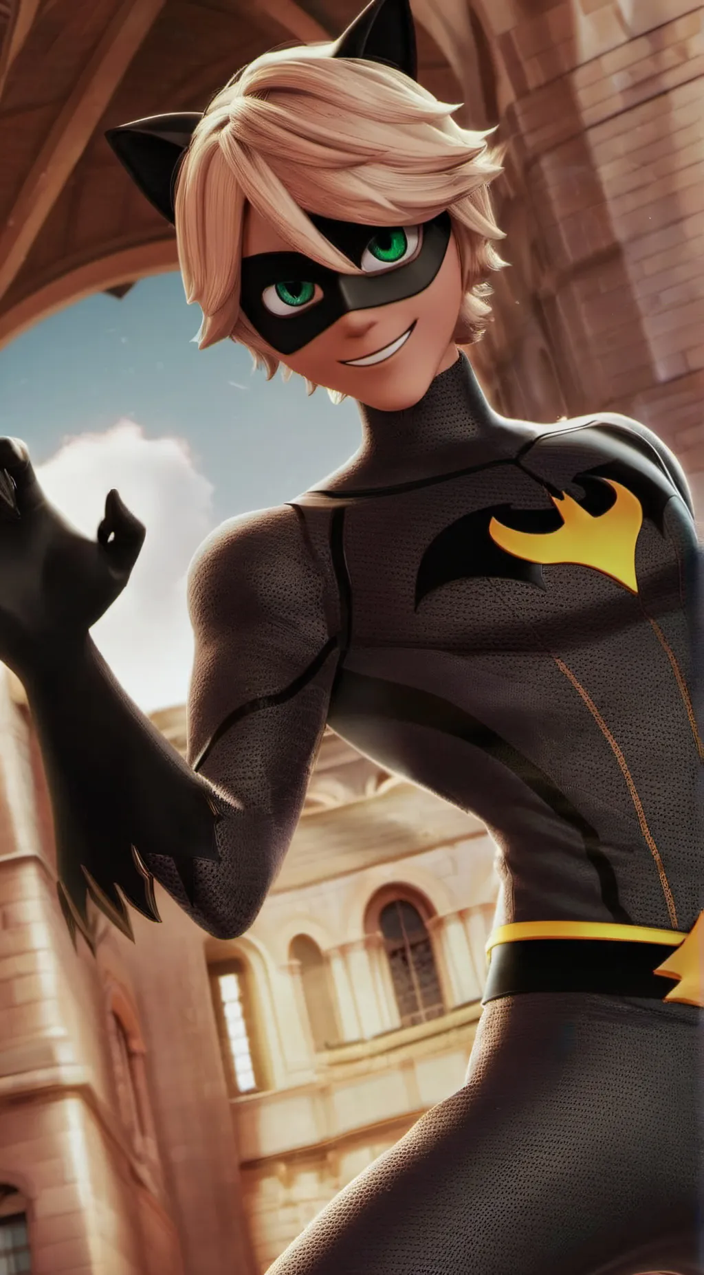 ai character: Chat Noir background