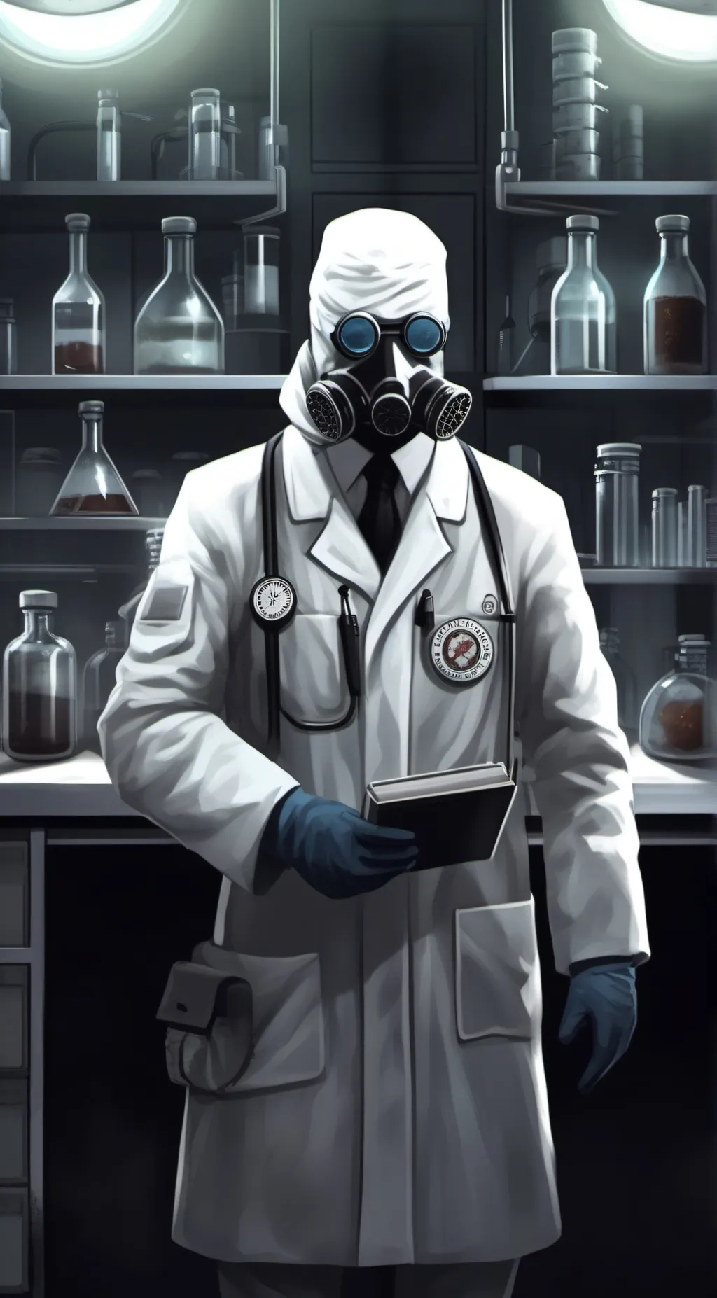 ai character: scp scientist background