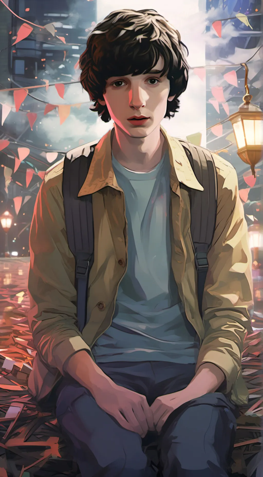 ai character: Mike Wheeler background