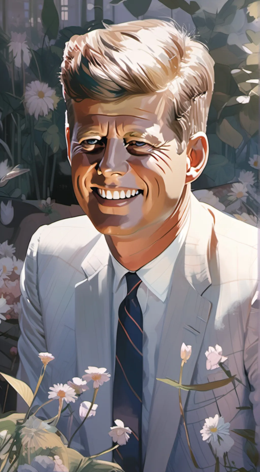 ai character: John f  background