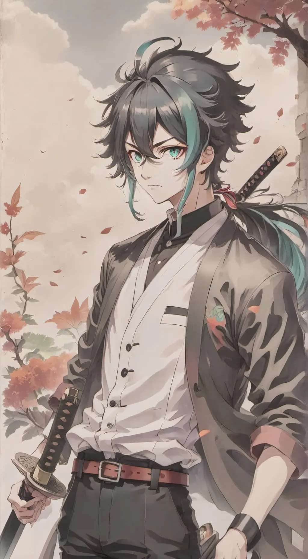 ai character: muichiro  background