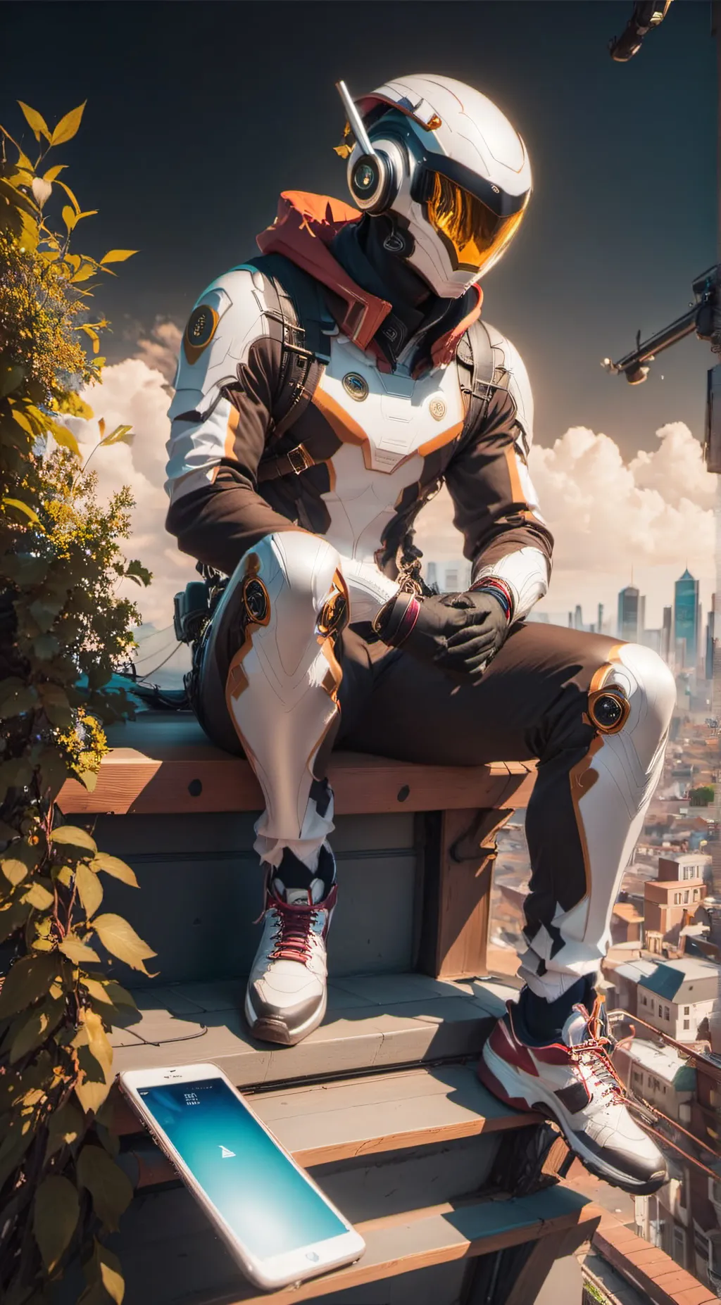 ai character: shadow striker background