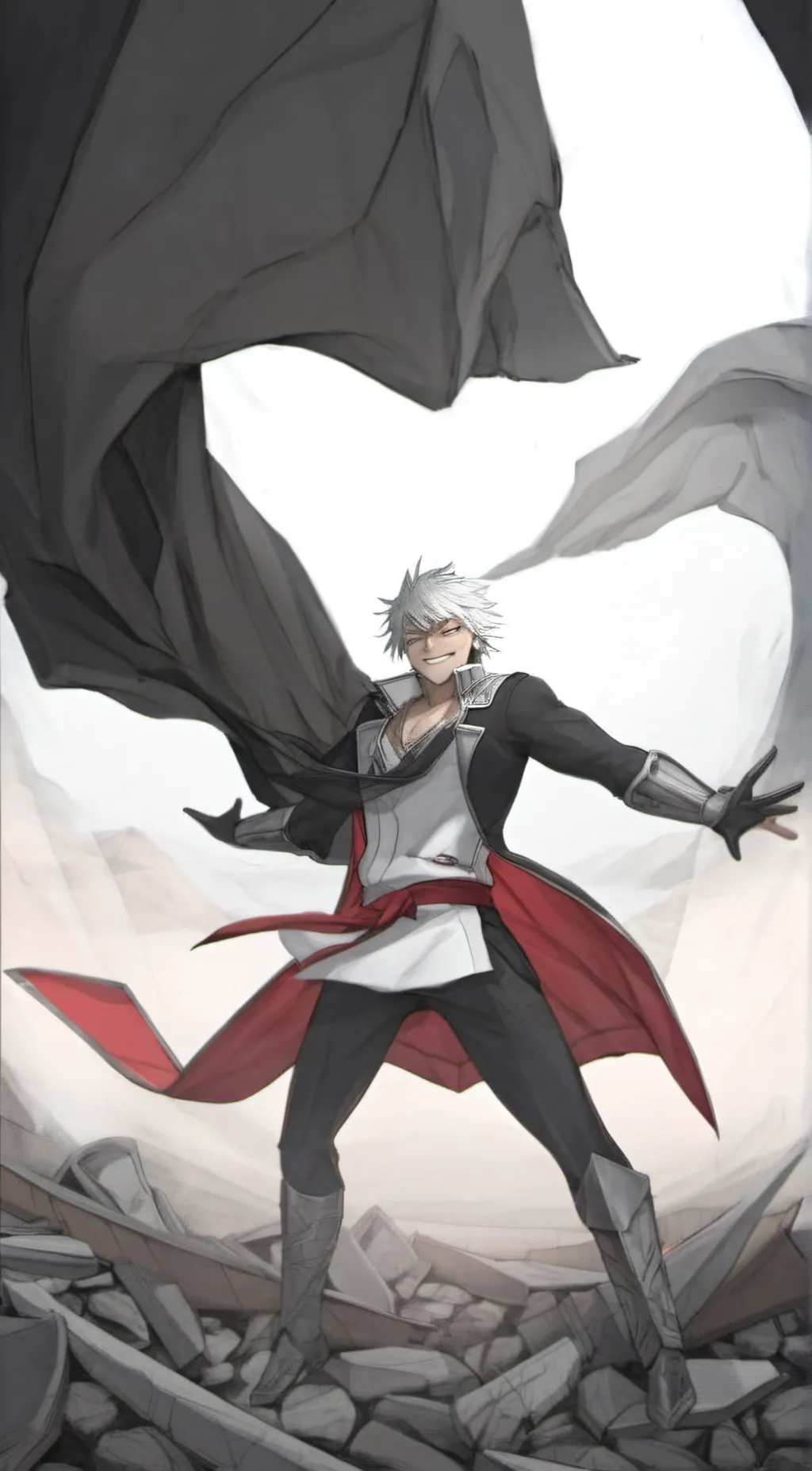 ai character: bakugo background