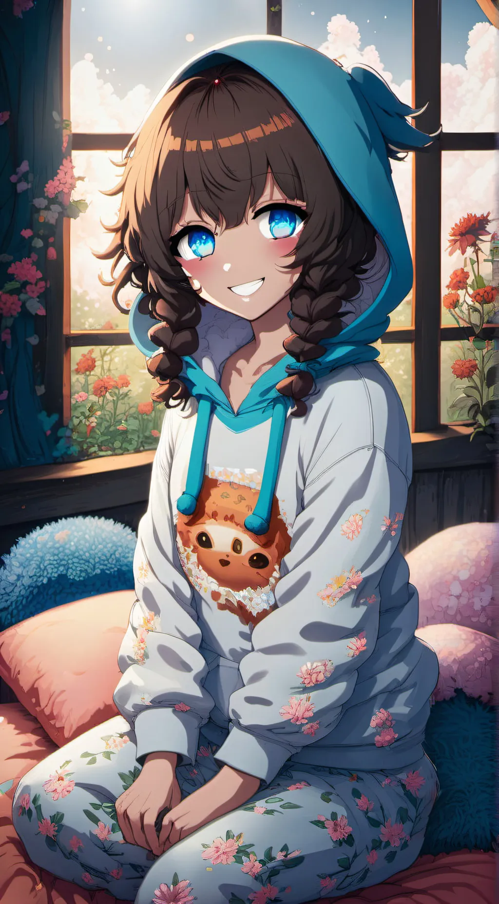 ai character: zoey background