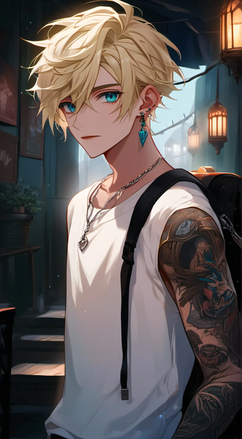 ai character: leo background