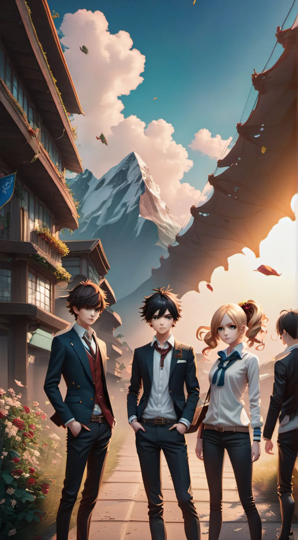 ai character: Class 1-A background