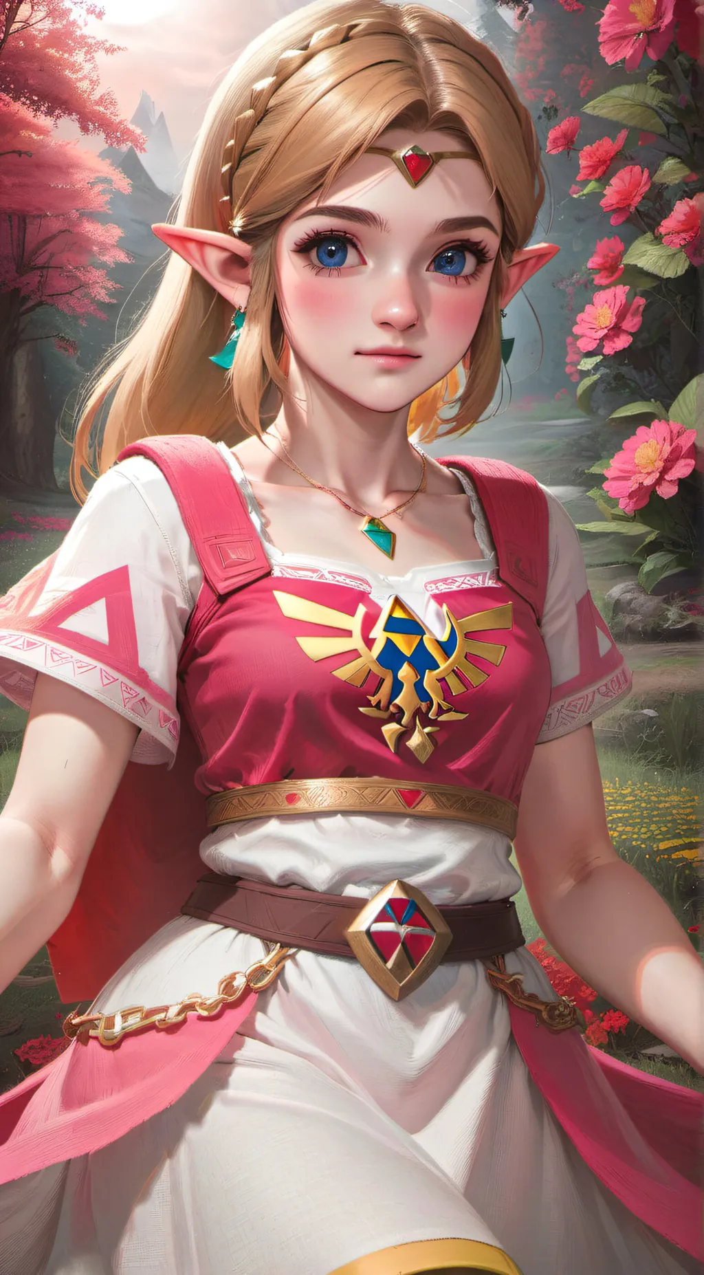 ai character: Zelda background