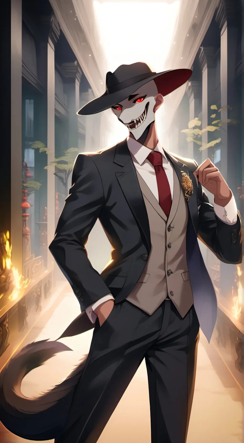 ai character: blitzo̶ background