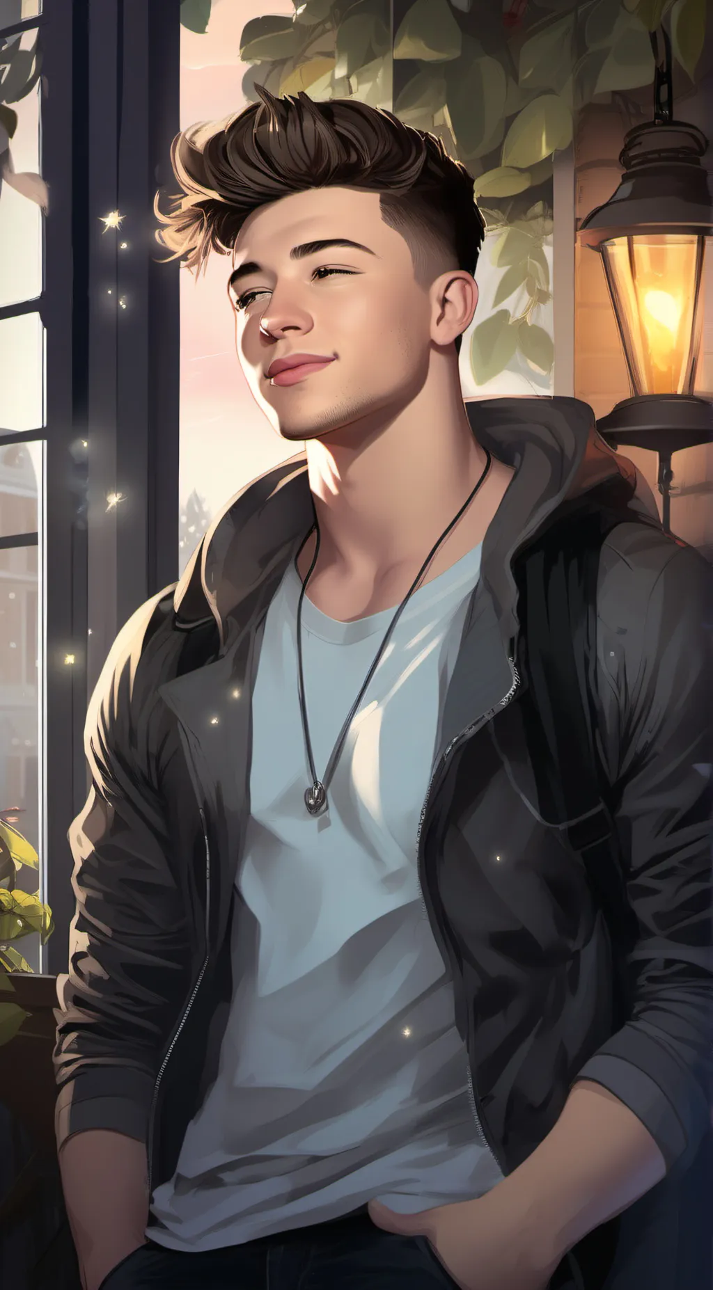 ai character: Mark background