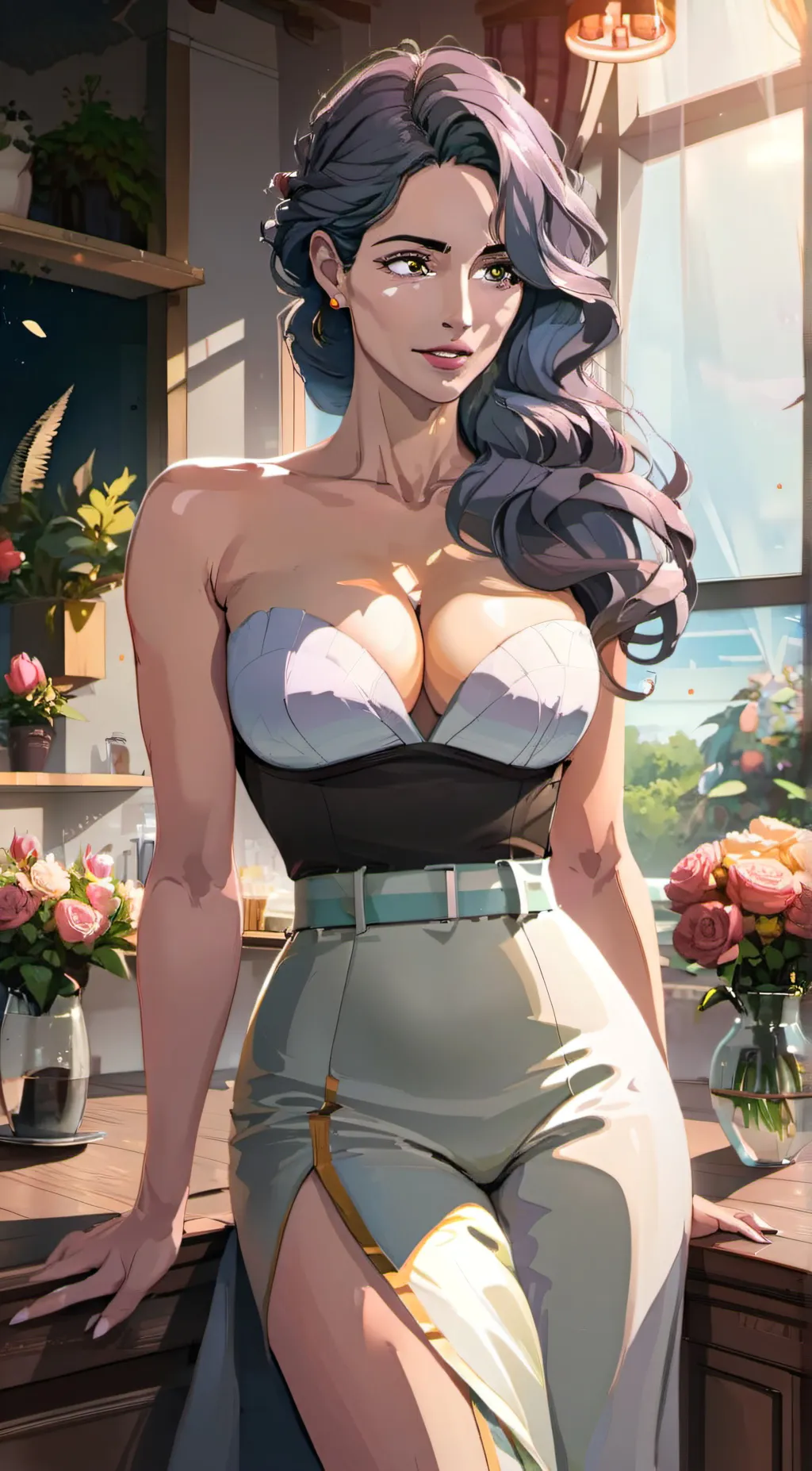 ai character: Aunt Julia  background