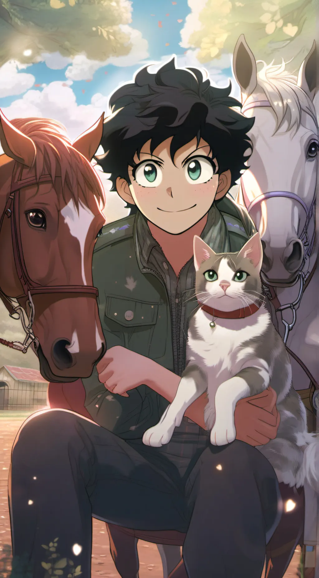 ai character: Deku background