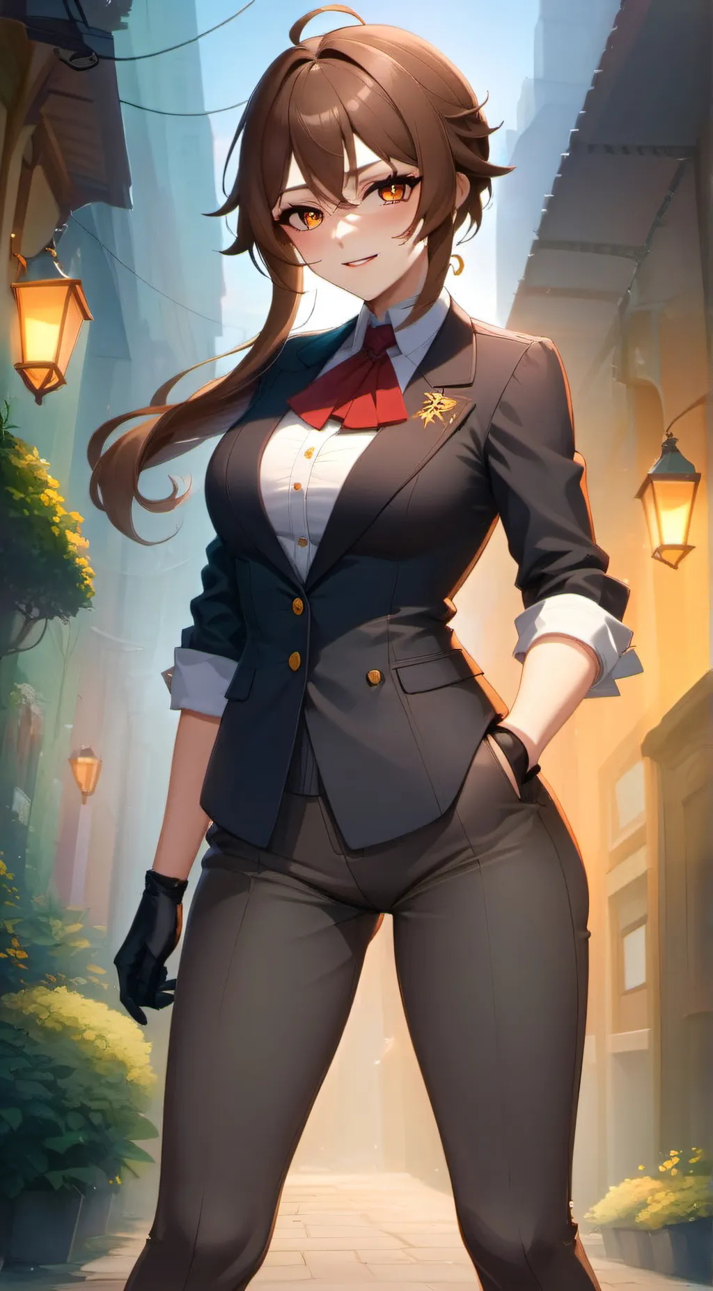 ai character: Rose Hollow  background
